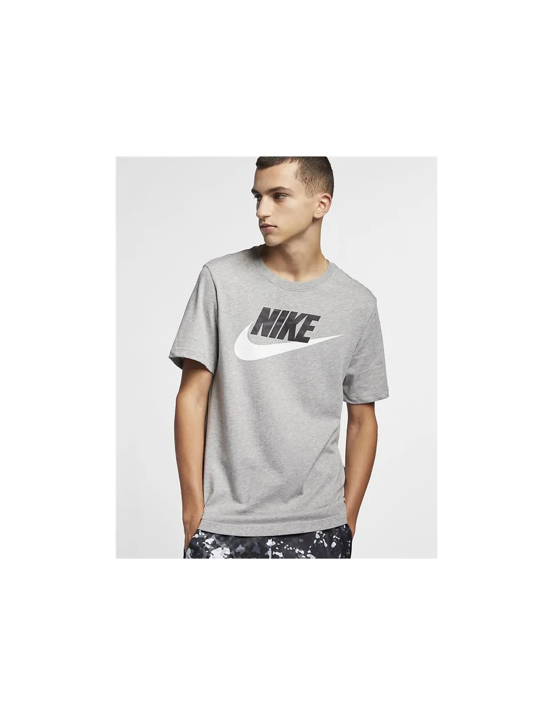 Camiseta Nike Sport Wear gris Hombre