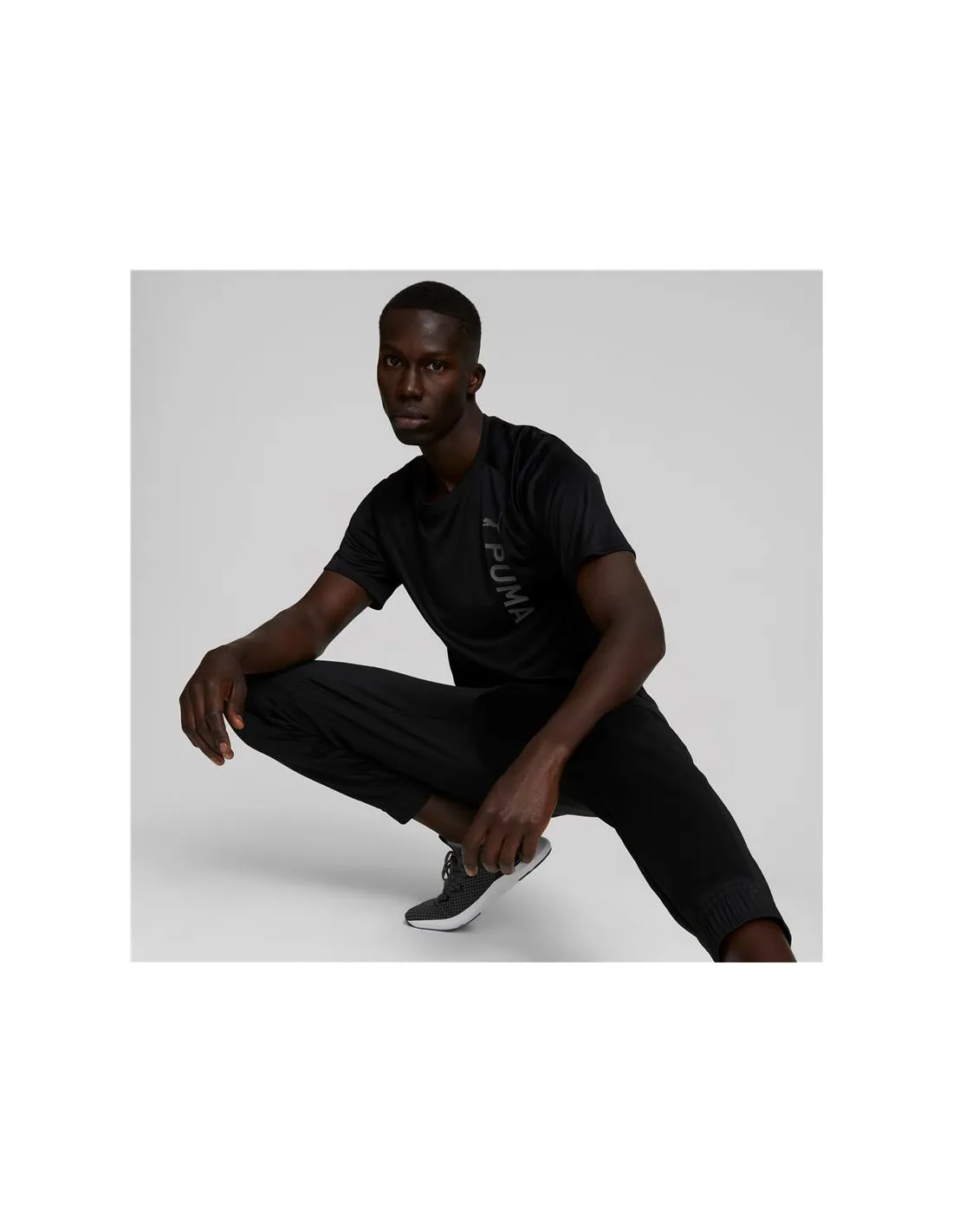 Camiseta Puma FIT SS Hombre Bk