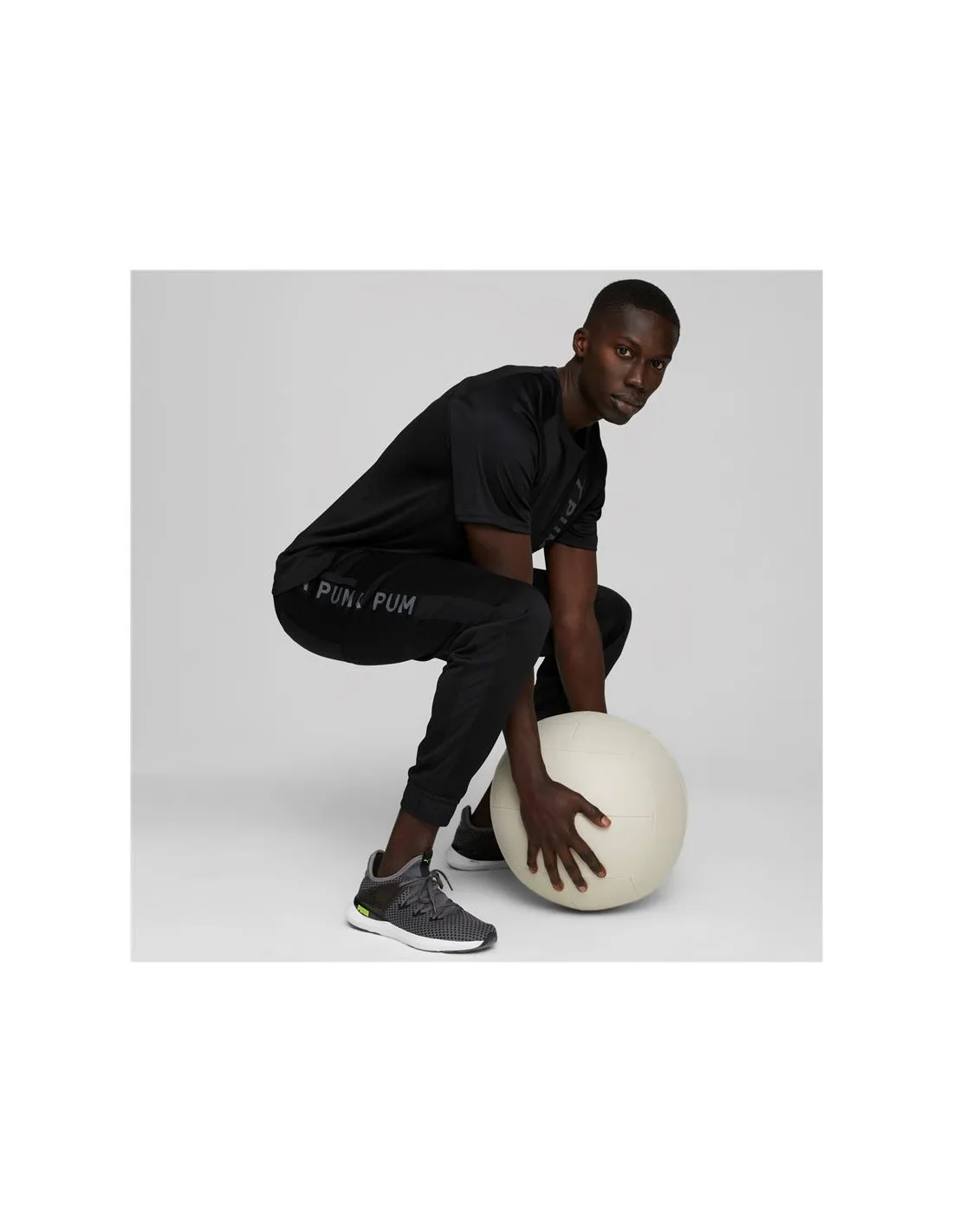 Camiseta Puma FIT SS Hombre Bk