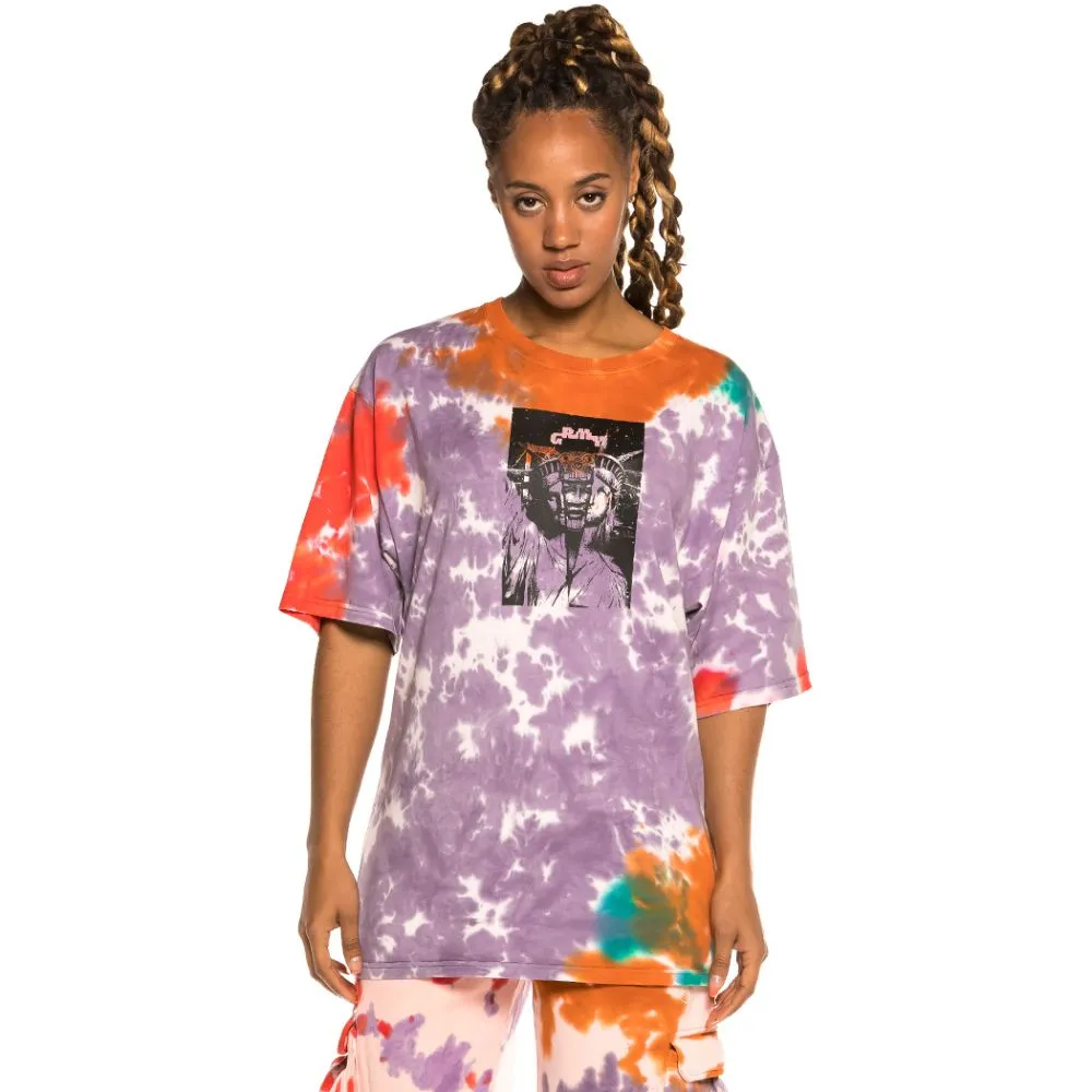 CAMISETA UNISEX GRIMEY "LIVEUTION MAGIC 4 RESISTANCE"  TIE DYE | SPRING 21