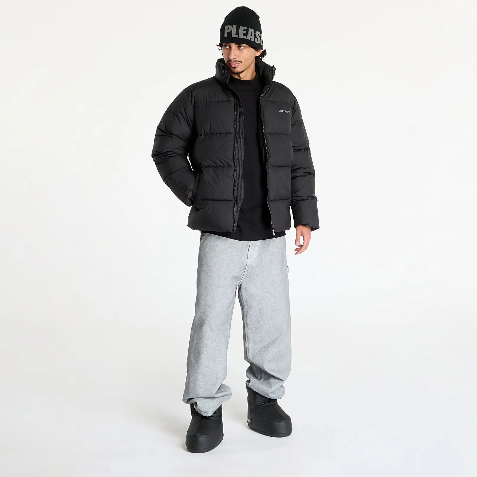 Carhartt WIP Jacket Springfield Jacket UNISEX Black/ Misty Grey XS