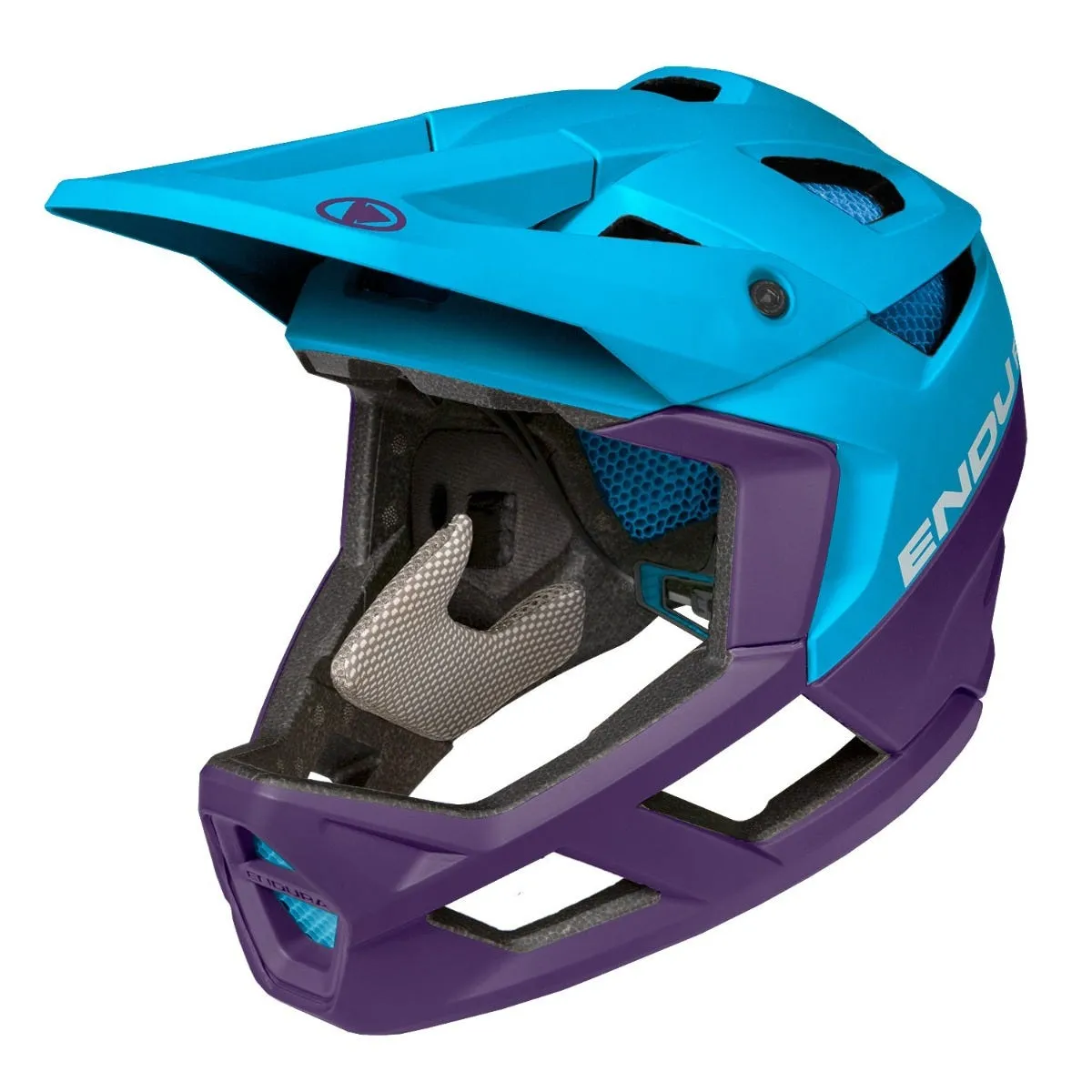 Casco Integral MTB Ciclismo Unisex Endura MT500 Full Face Bicolor