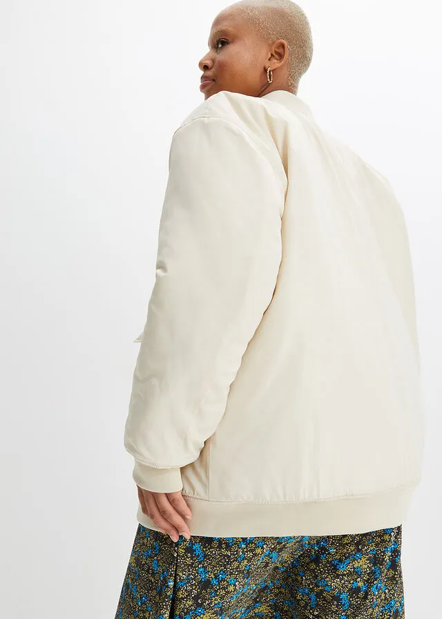 Chaqueta bomber oversize Marrón oscuro