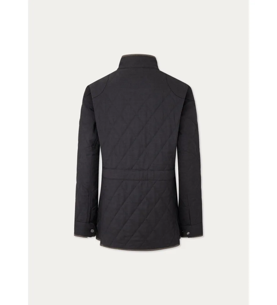 Chaqueta Flannel Moto gris oscuro