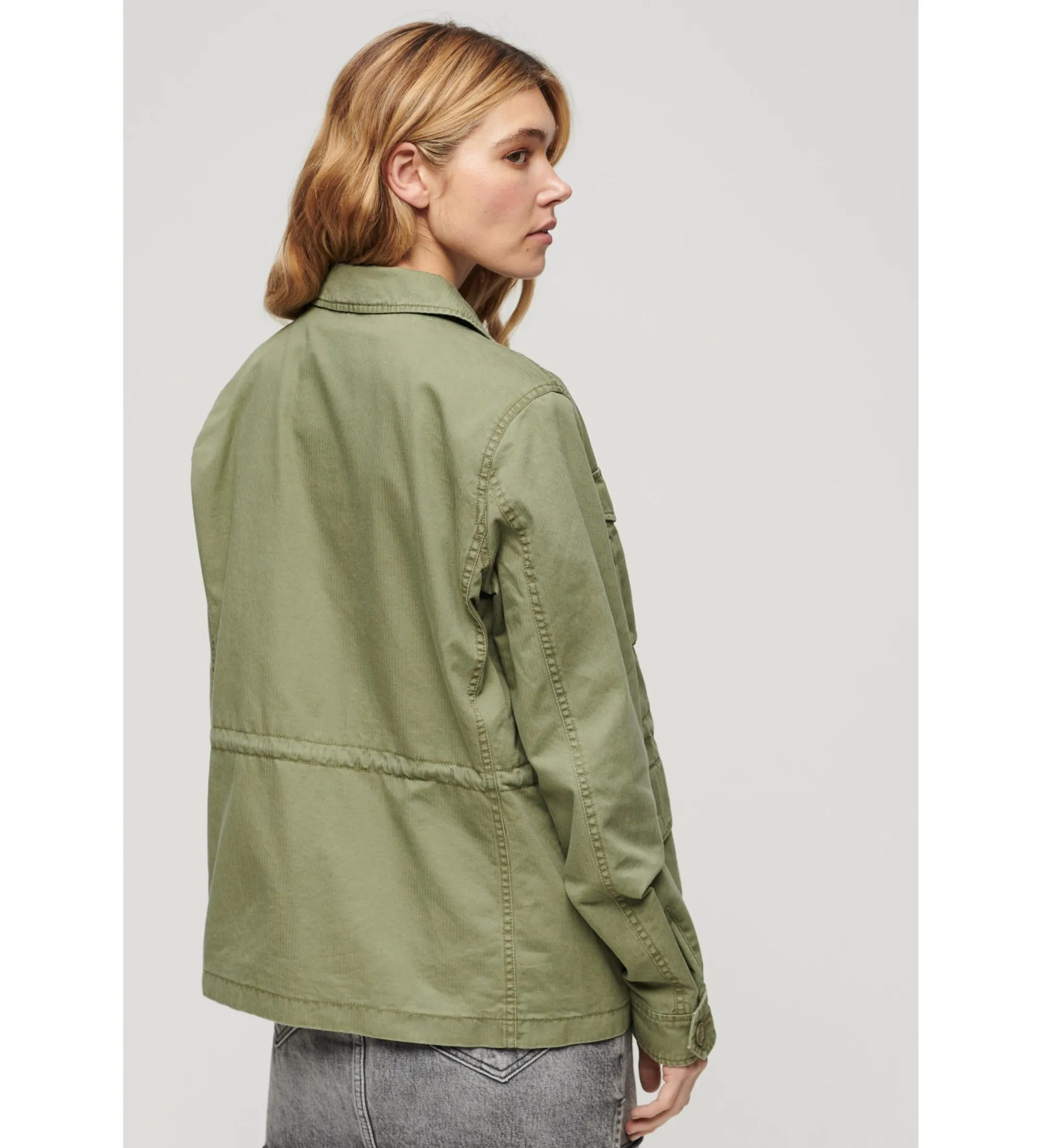 Chaqueta militar M65 verde