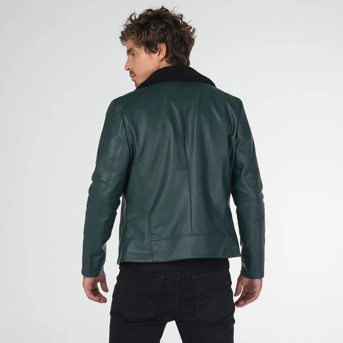 Chaqueta Sintetica Biker Slim Charls