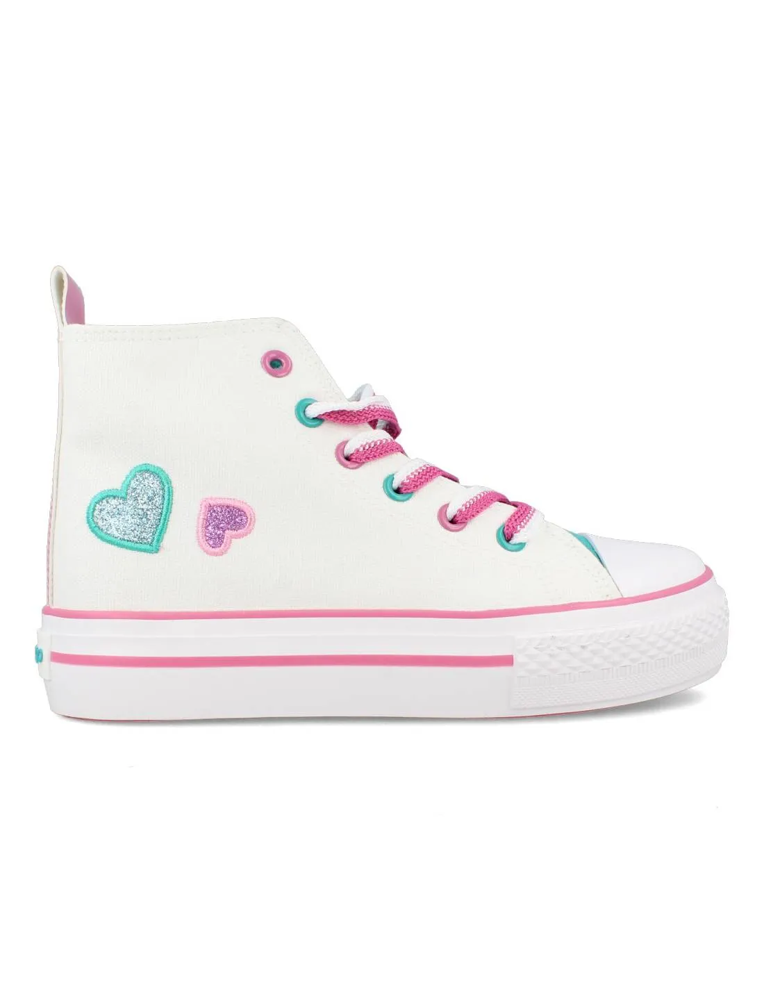 CHIKA10  ZAPATILLAS LONA CORAZONES CITY UP 32
