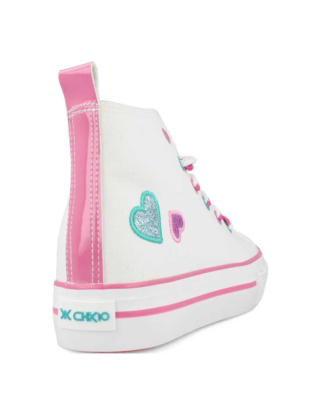 CHIKA10  ZAPATILLAS LONA CORAZONES CITY UP 32
