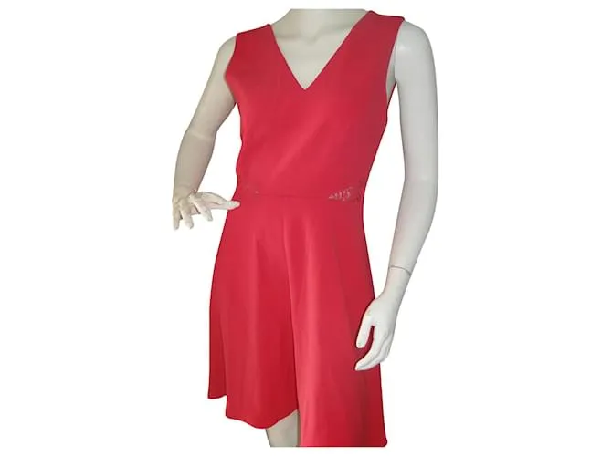 CLAUDIE PIERLOT CLAUDIE PIELOT VESTIDO DE CóCTEL  CEREMONIA T 40 NEUVE ROSA 