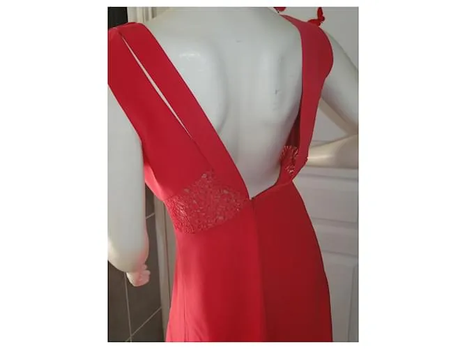CLAUDIE PIERLOT CLAUDIE PIELOT VESTIDO DE CóCTEL  CEREMONIA T 40 NEUVE ROSA 