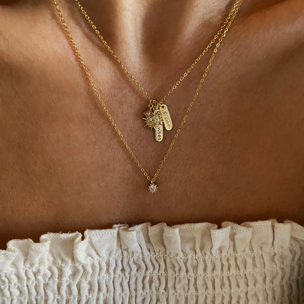 Collar Good Vibes Oro