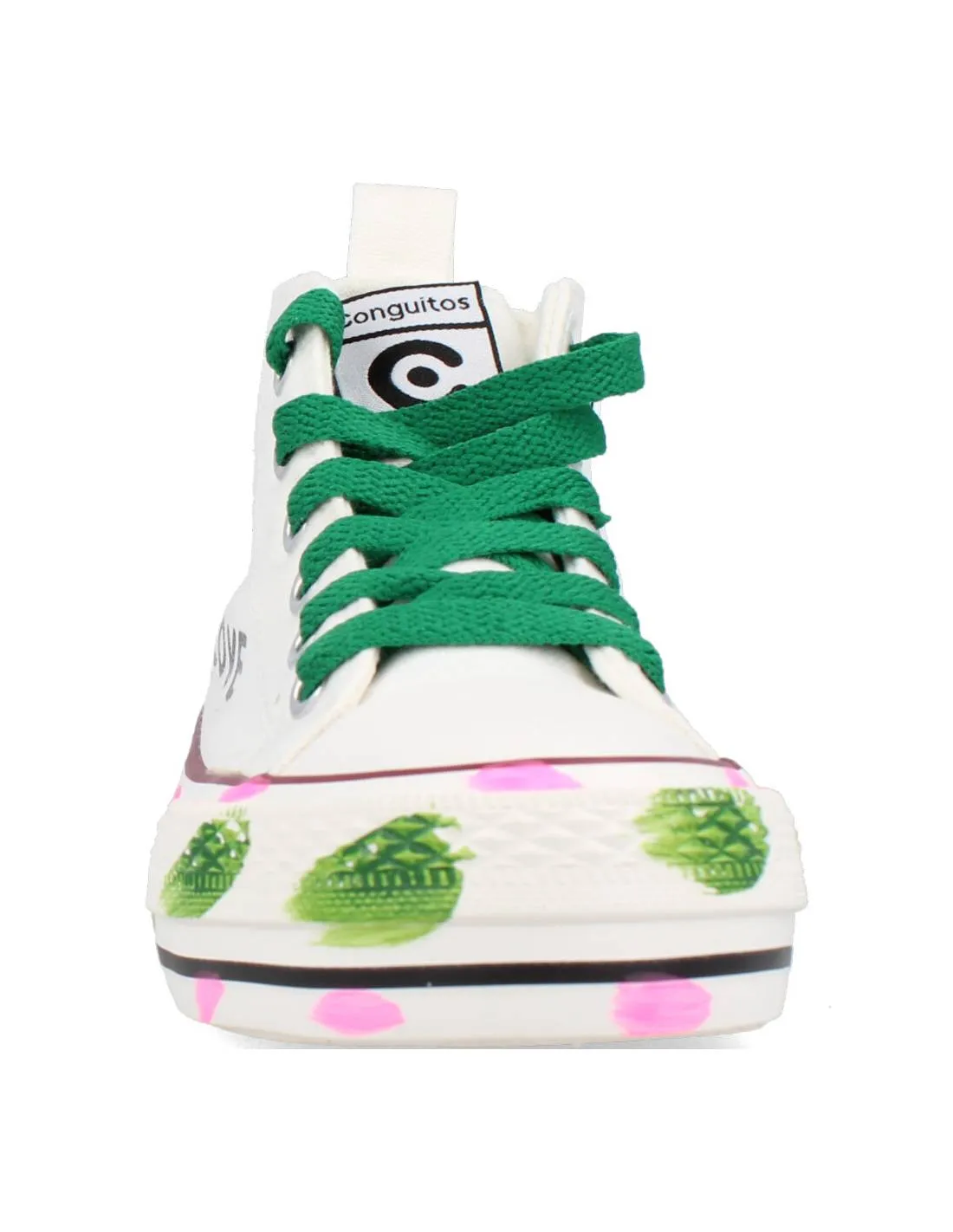 CONGUITOS  ZAPATILLAS ALTAS PINTURA LONA
