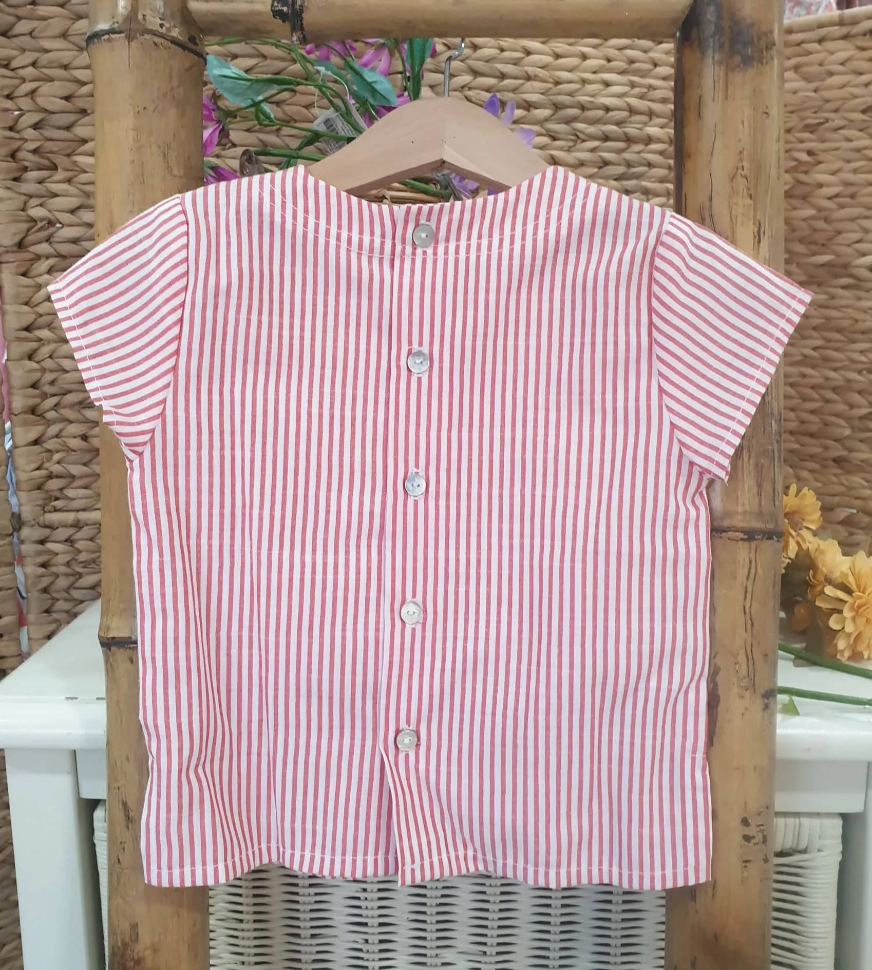 Conjunto niño Bombacho ranita + tirante y Camisa R410086 R130301