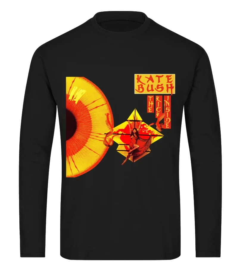 COVER250BK. KATE BUSH  THE KICK INSIDE CAMISETA DE MANGA LARGA UNISEX