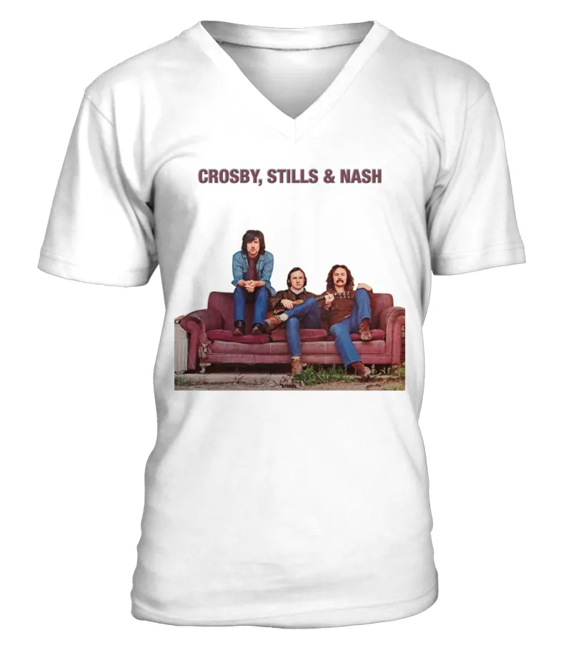 Crosby, Stills &amp; Nash Camiseta cuello en V Unisex