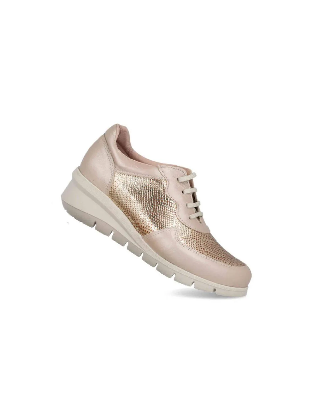 Deportivas mujer piel cuña