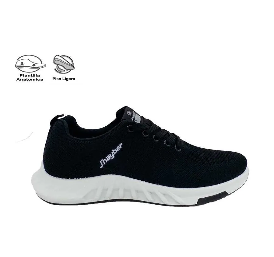 DEPORTIVO J´HAYBER CHANTO ZA61275 CÓMODA PARA HOMBRE EN TEXTIL CORDÓN NEGRO PLANTILLA COMFORT FOAM 27749