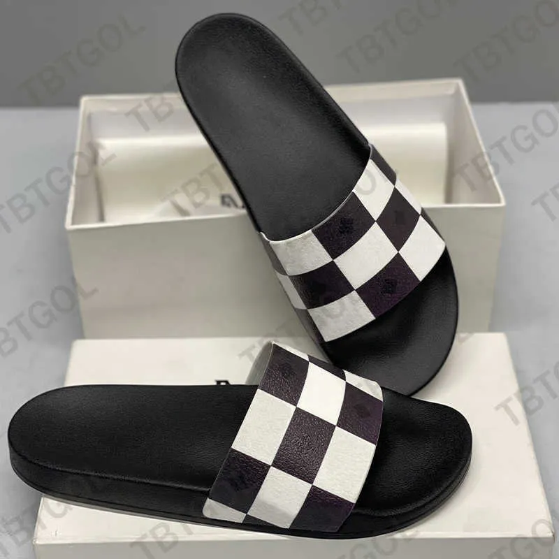 Diseñador Hombres Diapositivas Sandalia Visetos Goma Zapatillas para mujer Verano Playa Clásico Antideslizante Diapositiva Plata