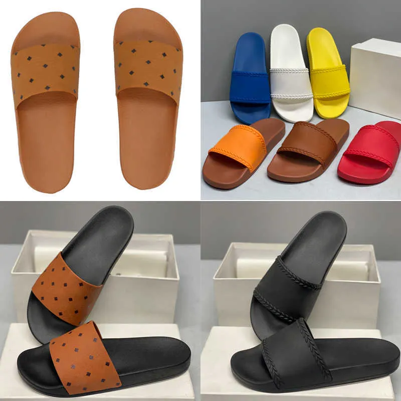 Diseñador Hombres Diapositivas Sandalia Visetos Goma Zapatillas para mujer Verano Playa Clásico Antideslizante Diapositiva Plata