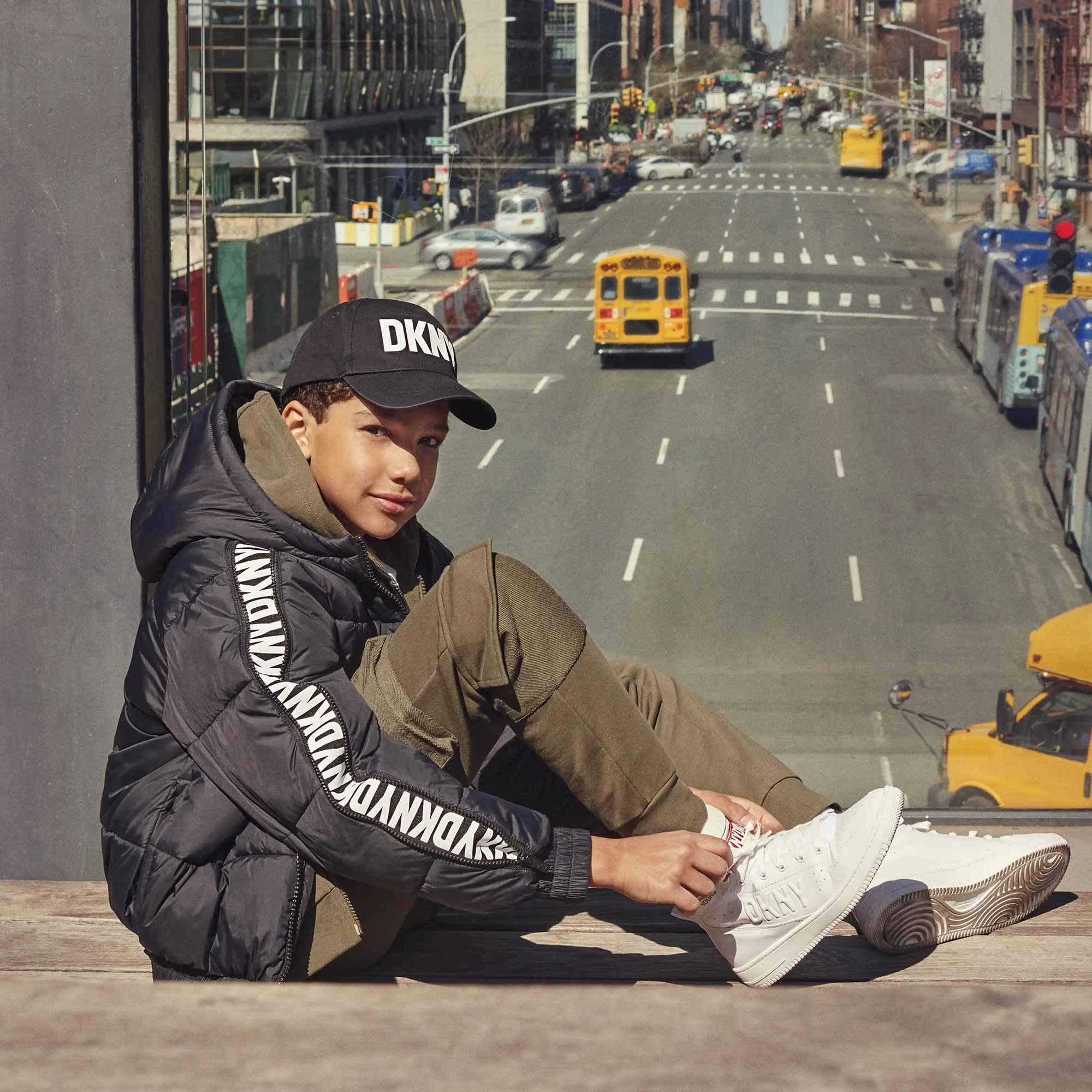 DKNY Gorra con la marca