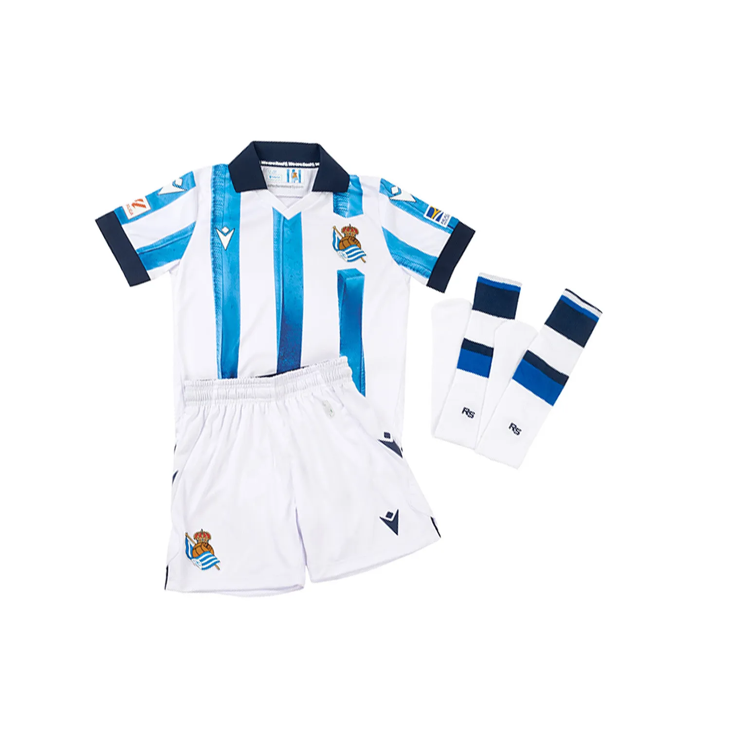 Equipación Macron Real Sociedad niño 2023 2024