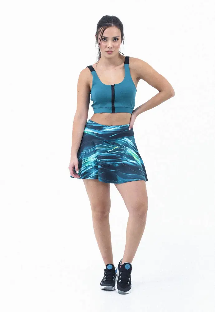 Falda short deportiva