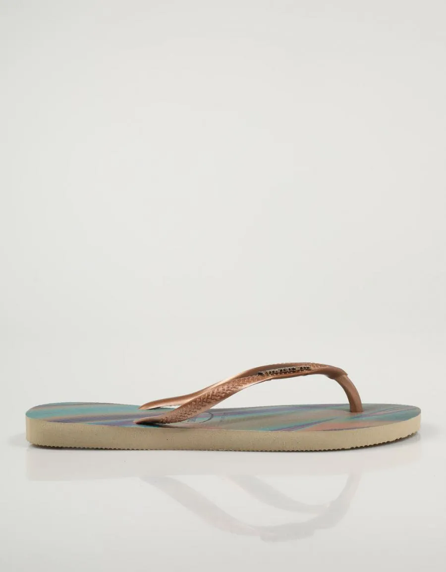  flip flops HAVAIANAS Hac.slim Iridescent en Platinum 79289
