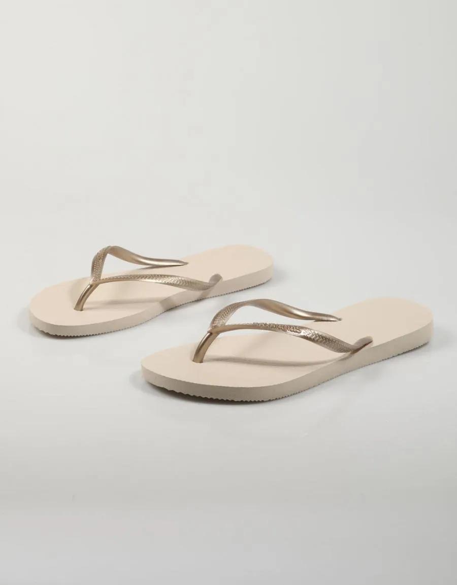  flip flops HAVAIANAS Slim en Beige 79266
