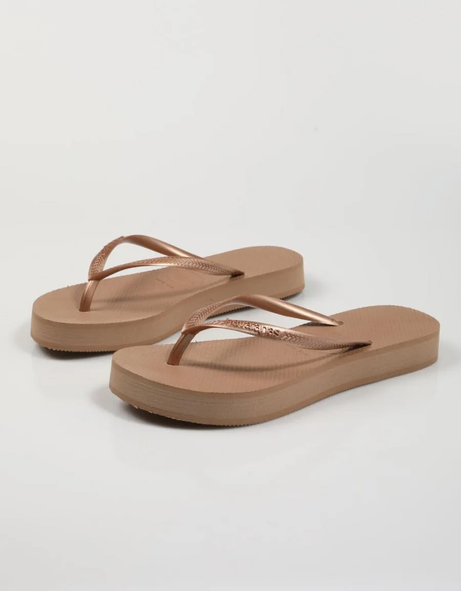  flip flops HAVAIANAS Slim en Brown 75251