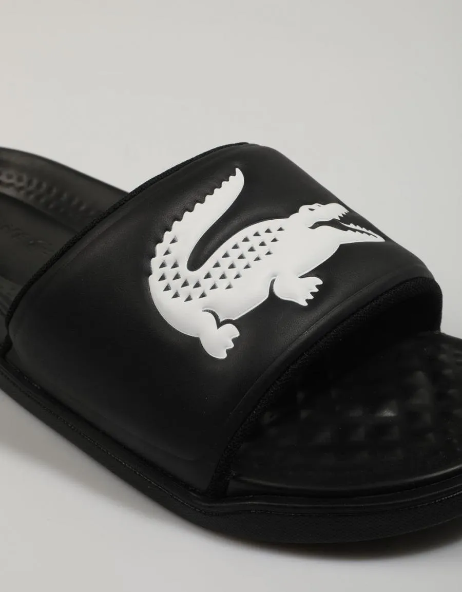  flip flops LACOSTE Croco en Black 81395