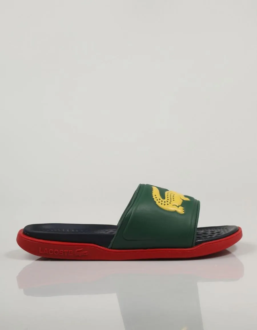  flip flops LACOSTE Croco en Green 78310