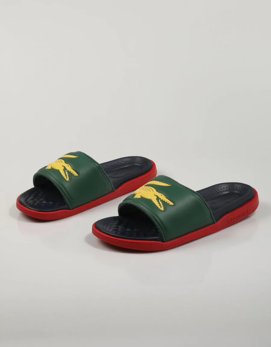  flip flops LACOSTE Croco en Green 78310