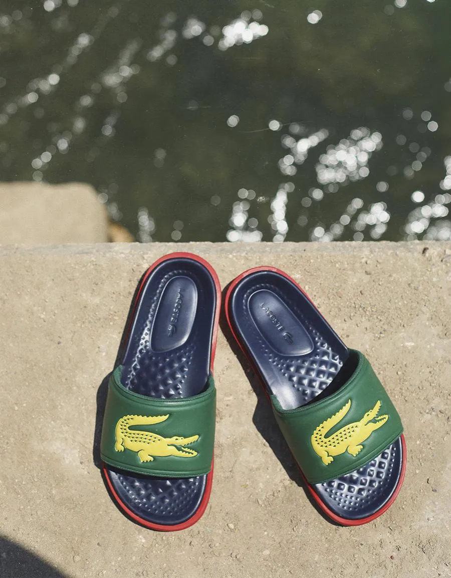  flip flops LACOSTE Croco en Green 78310