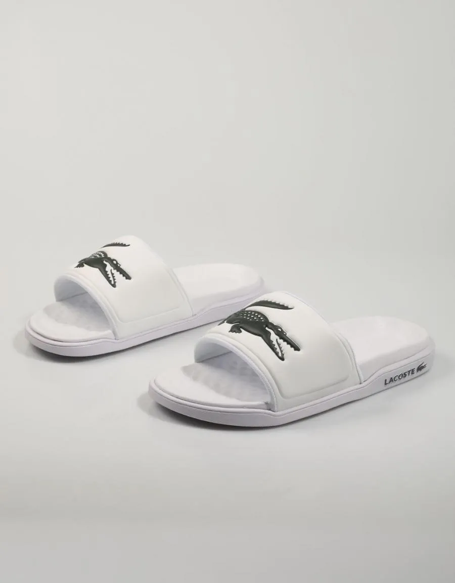  flip flops LACOSTE Croco en White 78308
