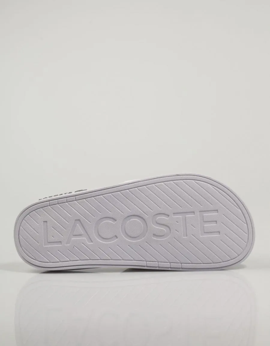  flip flops LACOSTE Croco en White 78308