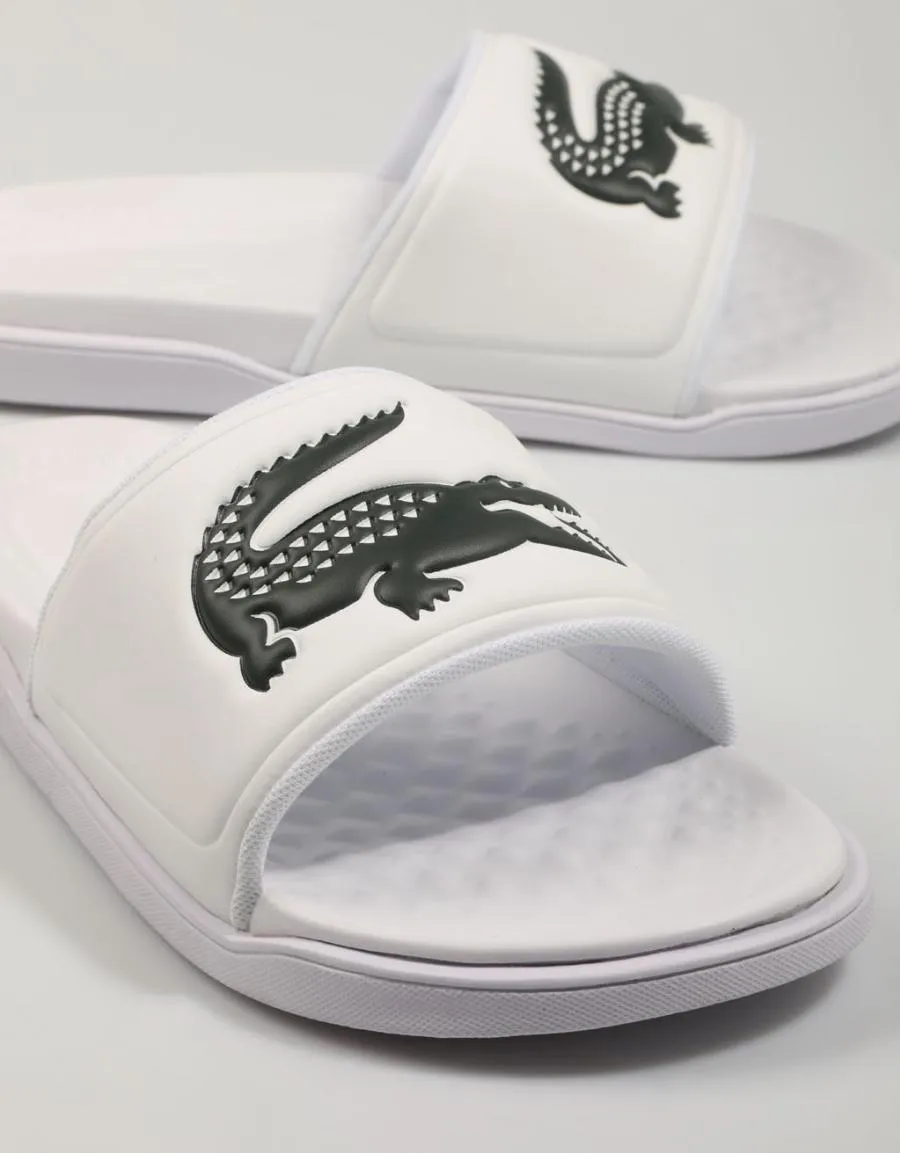  flip flops LACOSTE Croco en White 78308