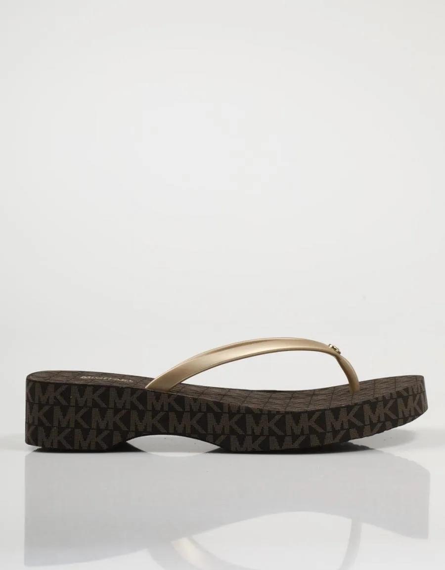  flip flops MICHAEL KORS Lilo Flip Flop en Brown 76064