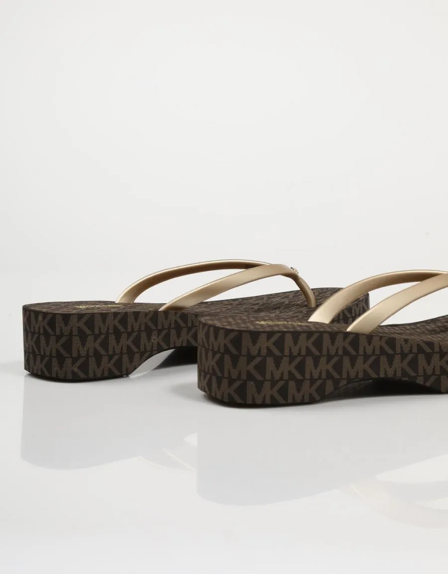  flip flops MICHAEL KORS Lilo Flip Flop en Brown 76064