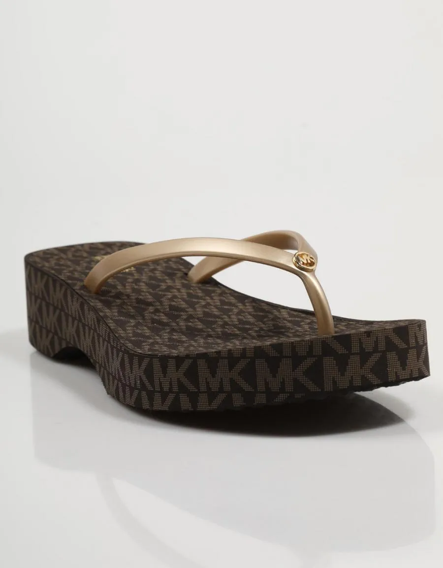  flip flops MICHAEL KORS Lilo Flip Flop en Brown 76064
