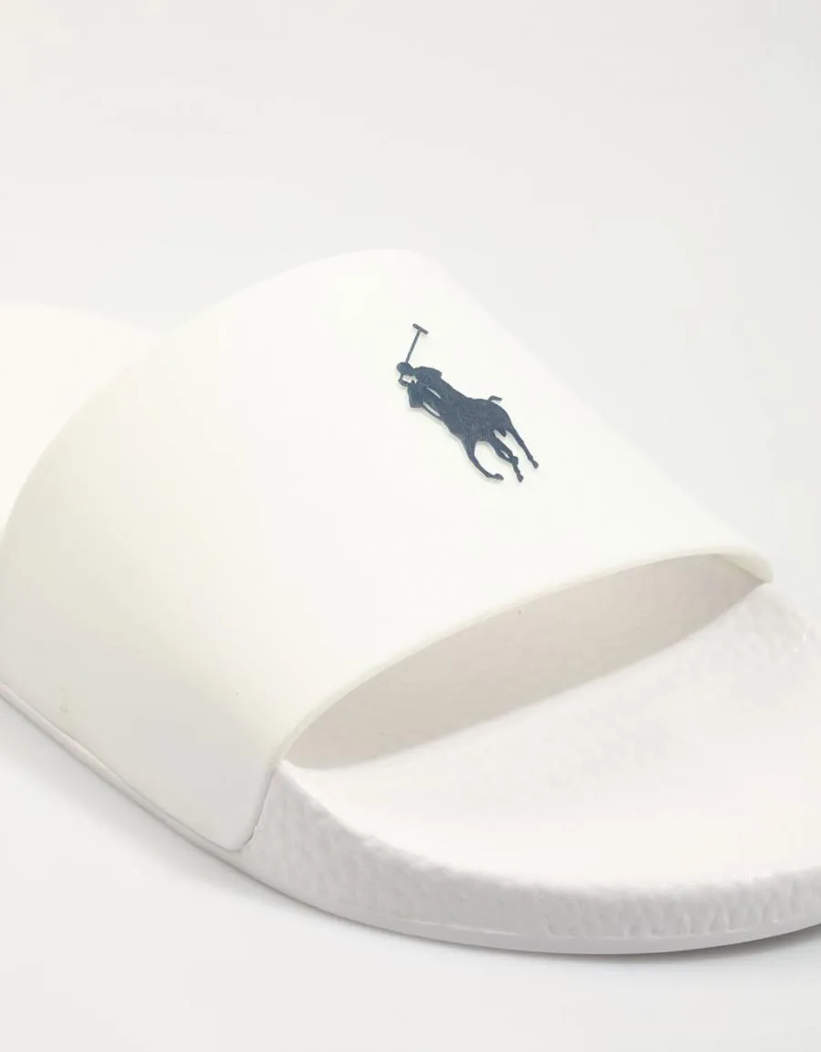  flip flops POLO RALPH LAUREN Pool Slide en White 78547
