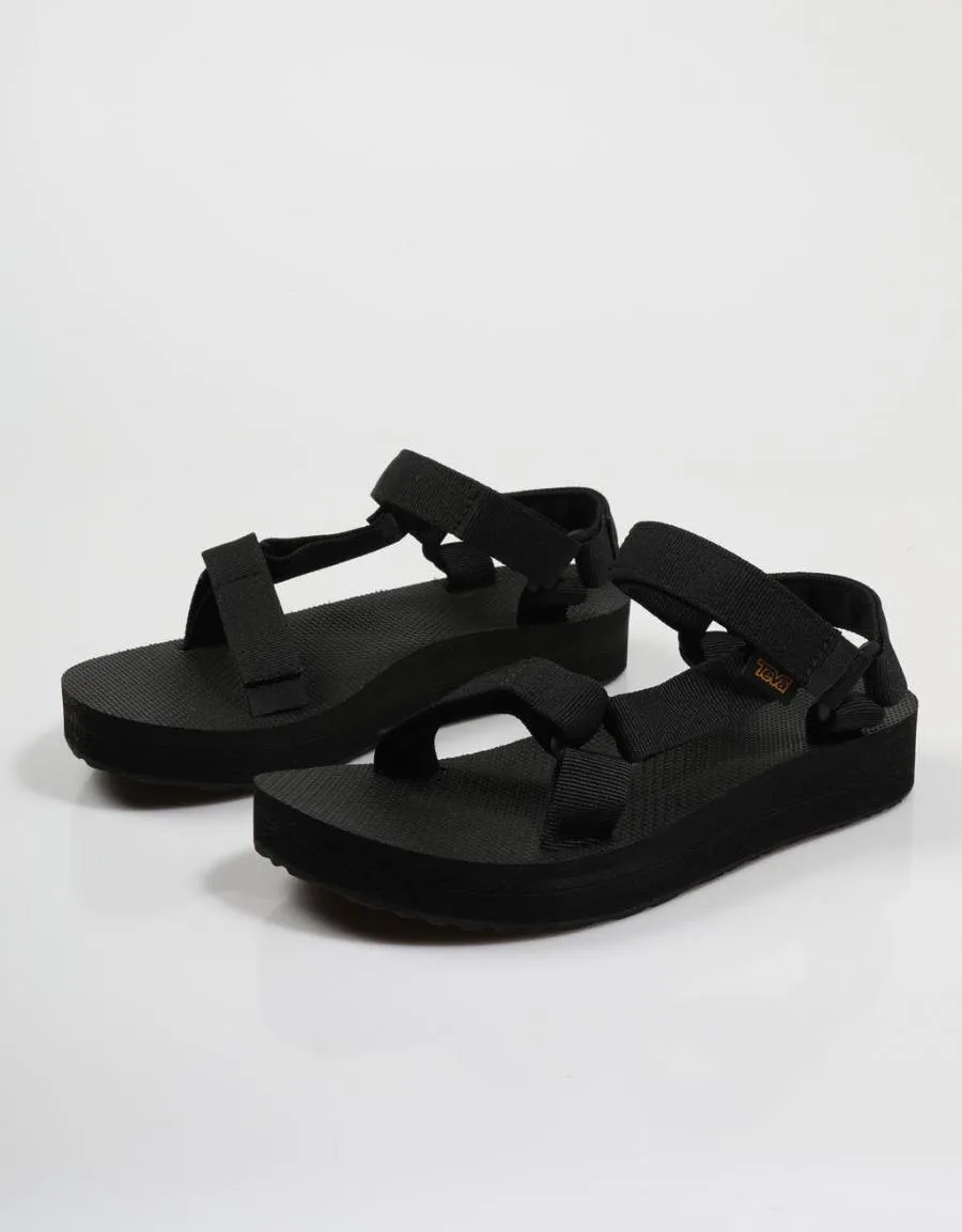  flip flops TEVA Midform en Black 75264