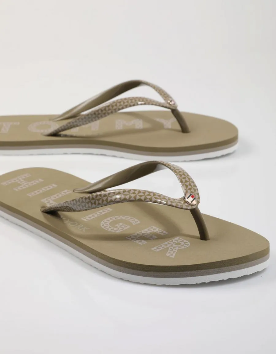  flip flops TOMMY HILFIGER Tommy en Beige 78657