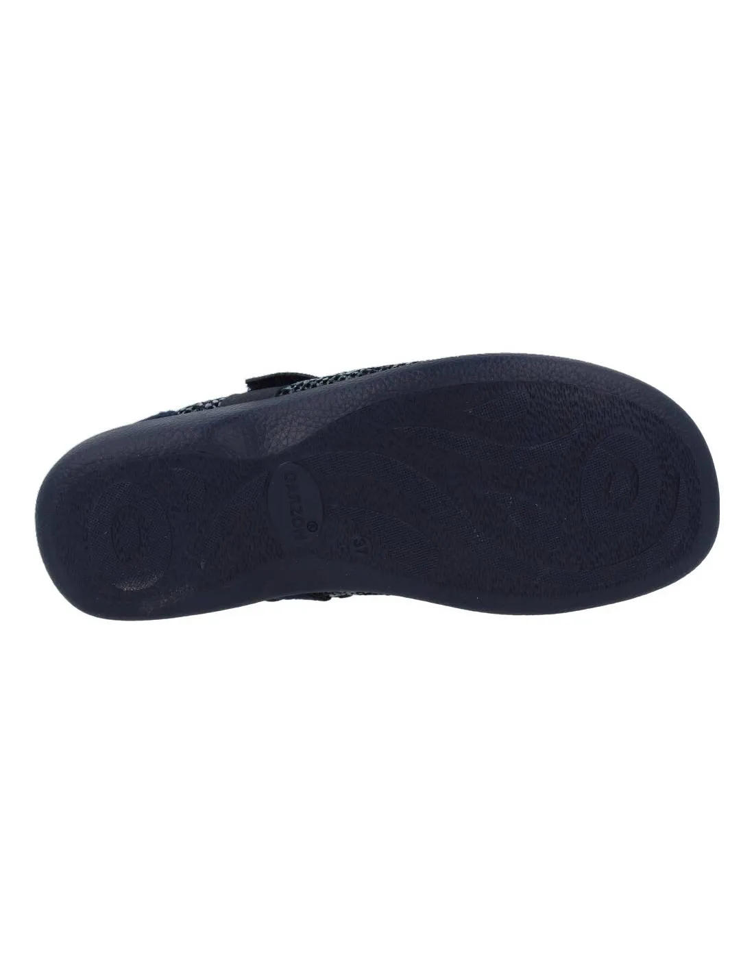 GARZóN  MERCEDITA VELCRO REJILLA MARINO