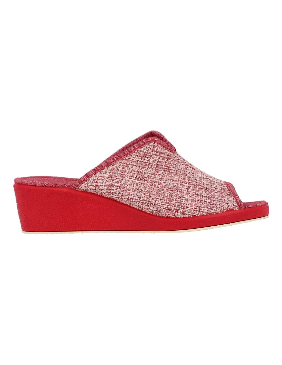 GARZóN  ZAPATILLAS CASA CUñA MUJER CHINELA ROJO