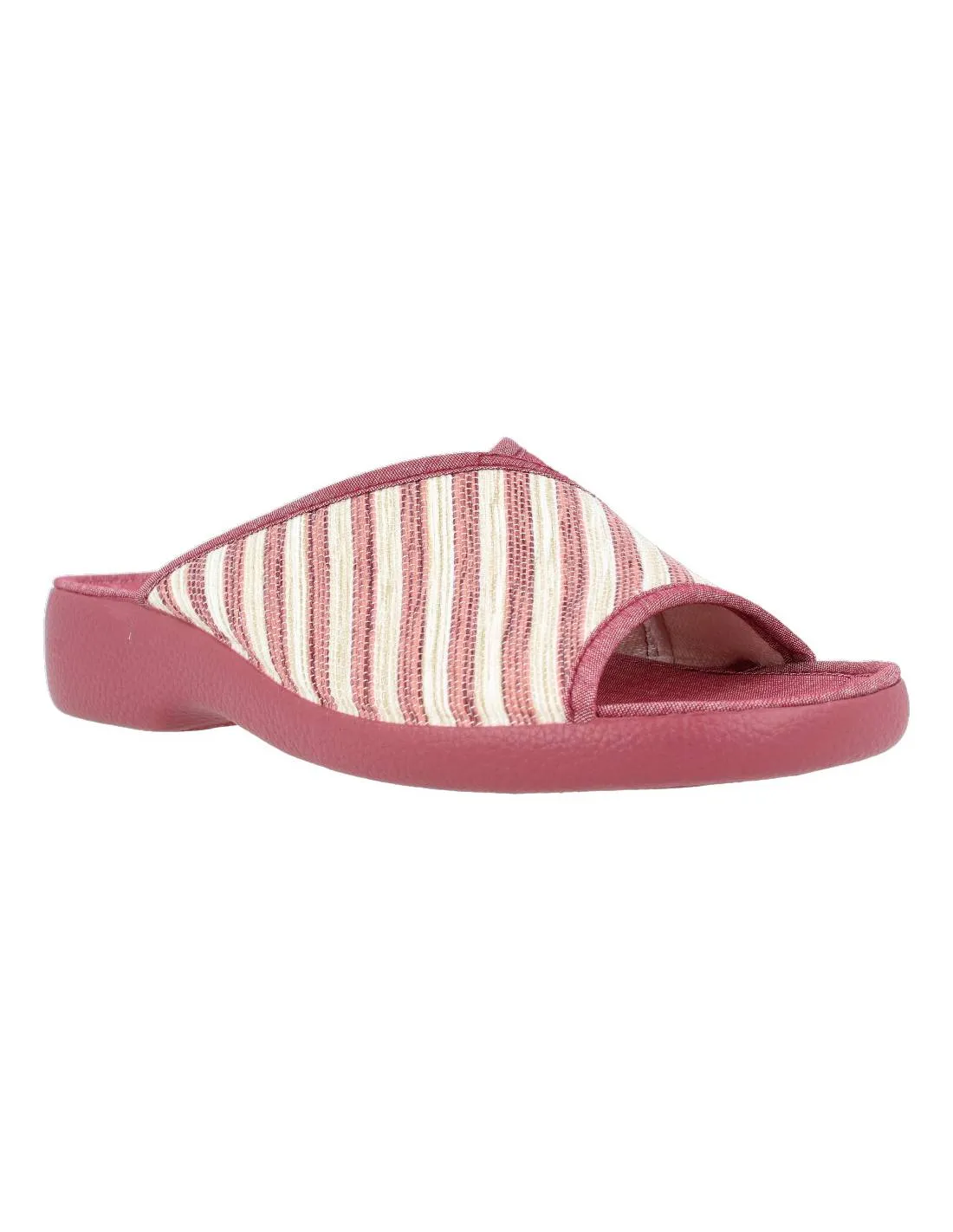 GARZóN  ZAPATILLAS CASA MUJER CHINELA BURDEOS
