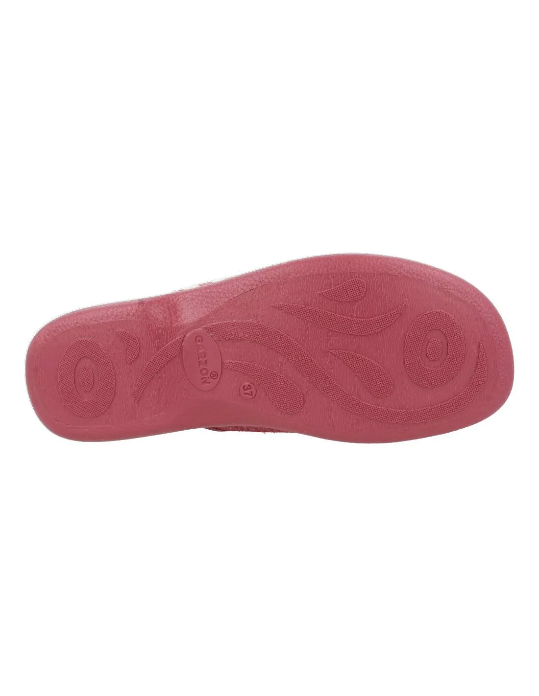 GARZóN  ZAPATILLAS CASA MUJER CHINELA BURDEOS