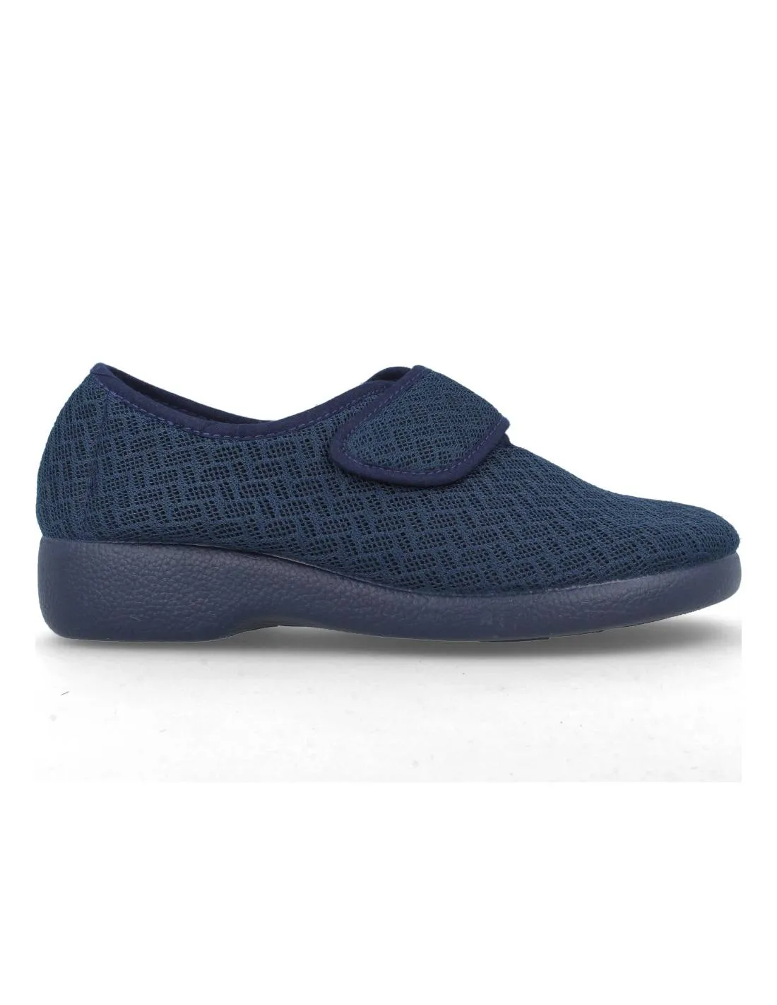 GARZóN  ZAPATILLAS CASA VELCRO REJILLA MARINO