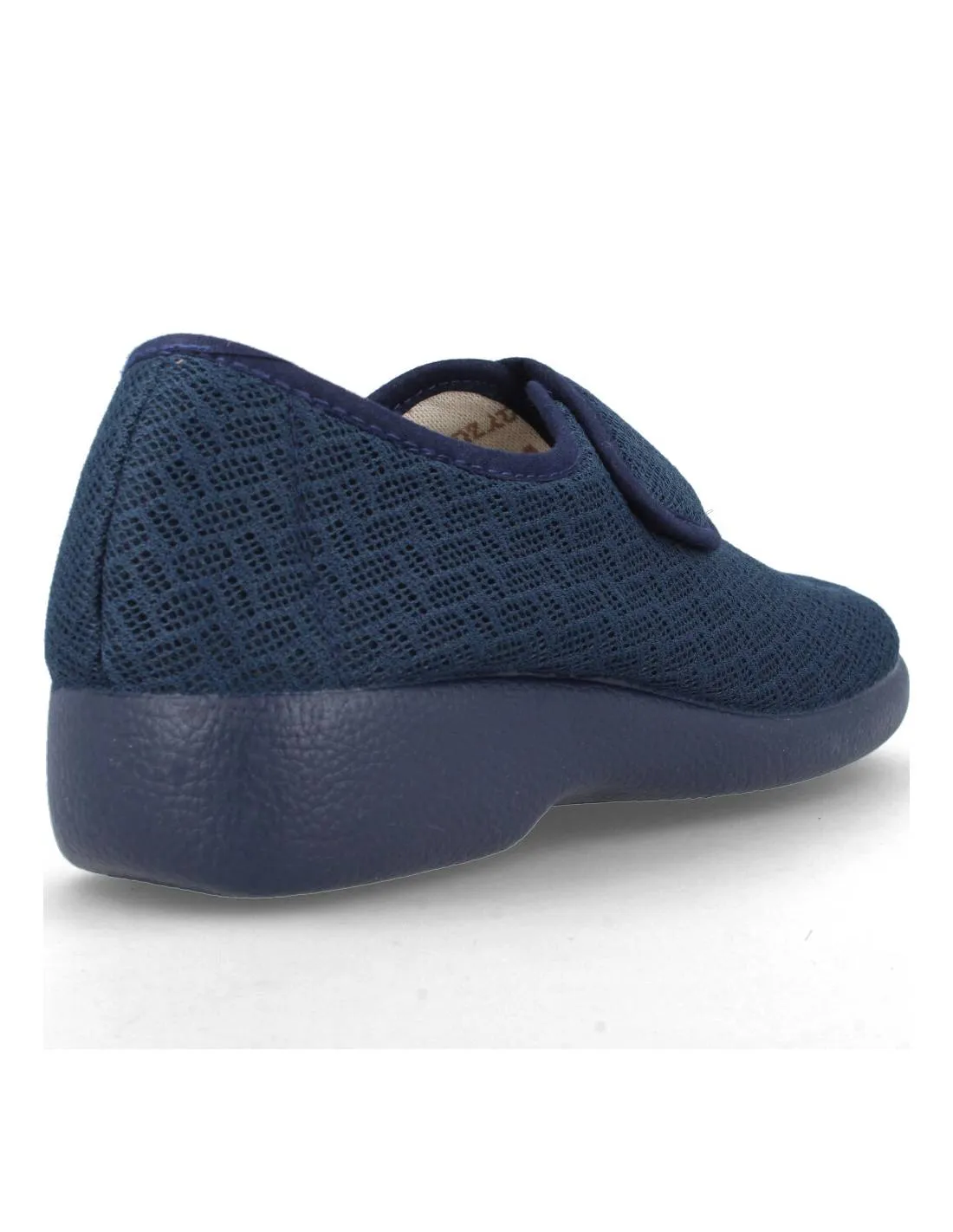 GARZóN  ZAPATILLAS CASA VELCRO REJILLA MARINO