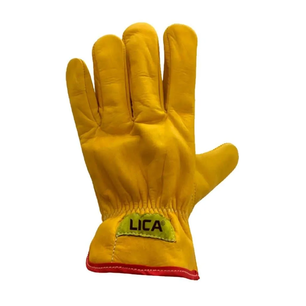 Guante de piel con resorte modelo B183RGL marca LICA
