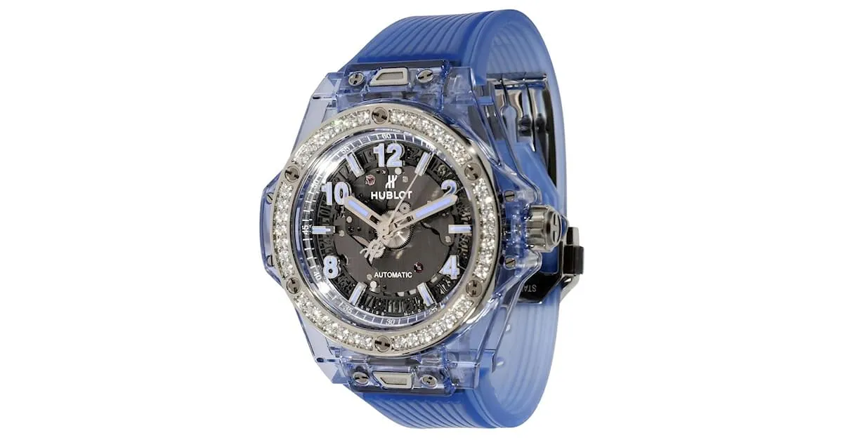 Hublot Big Bang en un clic 465.JL.4802.RT.1204 reloj unisex Azul 